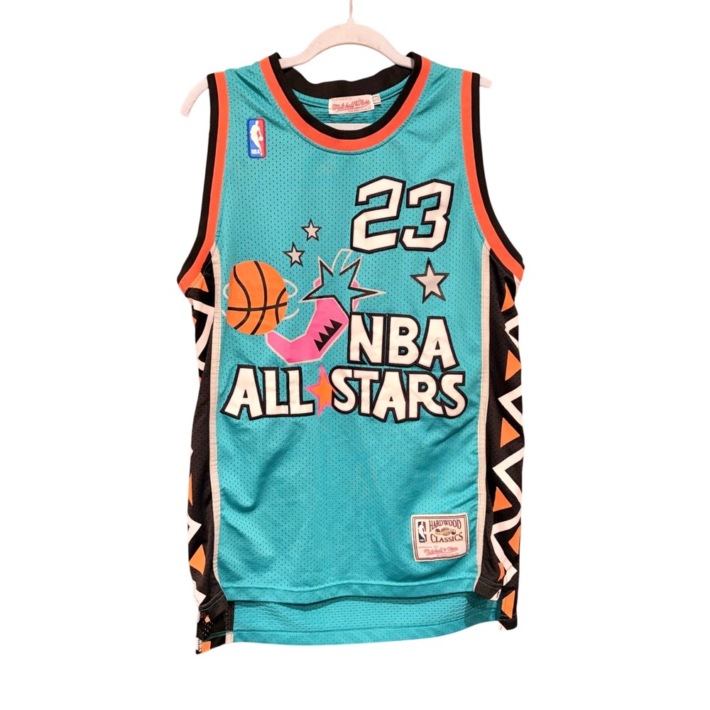 Mitchell & Ness Michael Jordan 1996 NBA All Star Jersey Teal 23 Mens S